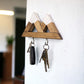 Wood Key Holder - 2 Key Holder