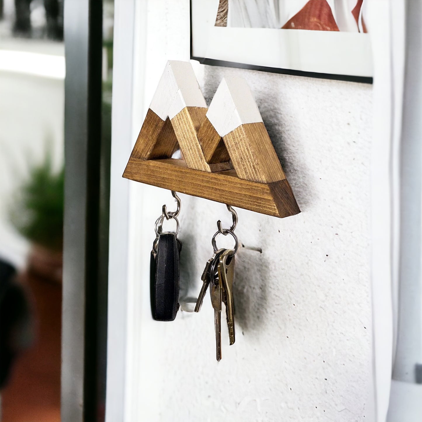 Wood Key Holder - 2 Key Holder