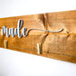 3D 'Look What We Made' Wooden Art Display Sign