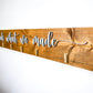 3D 'Look What We Made' Wooden Art Display Sign