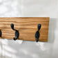 Solid Oak Wood Coat Rack