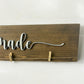 3D 'Look What We Made' Wooden Art Display Sign