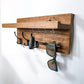 Wall Mounted Key Rack with Mail Holder - 12"