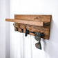 Wall Mounted Key Rack with Mail Holder - 12"