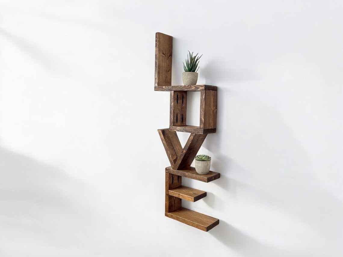 Wood Love Sign