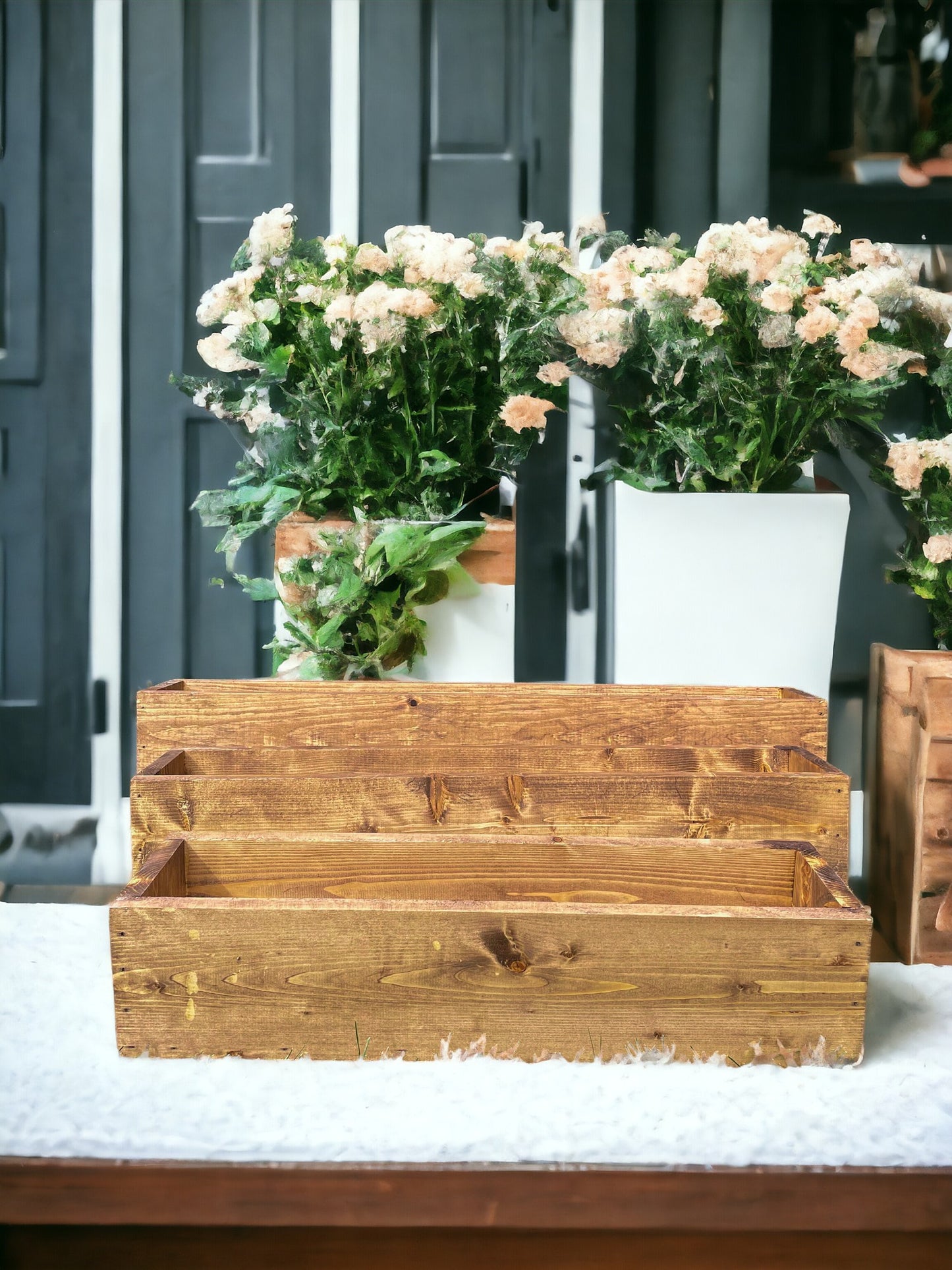 Wood Planter Box - Indoor/Outdoor