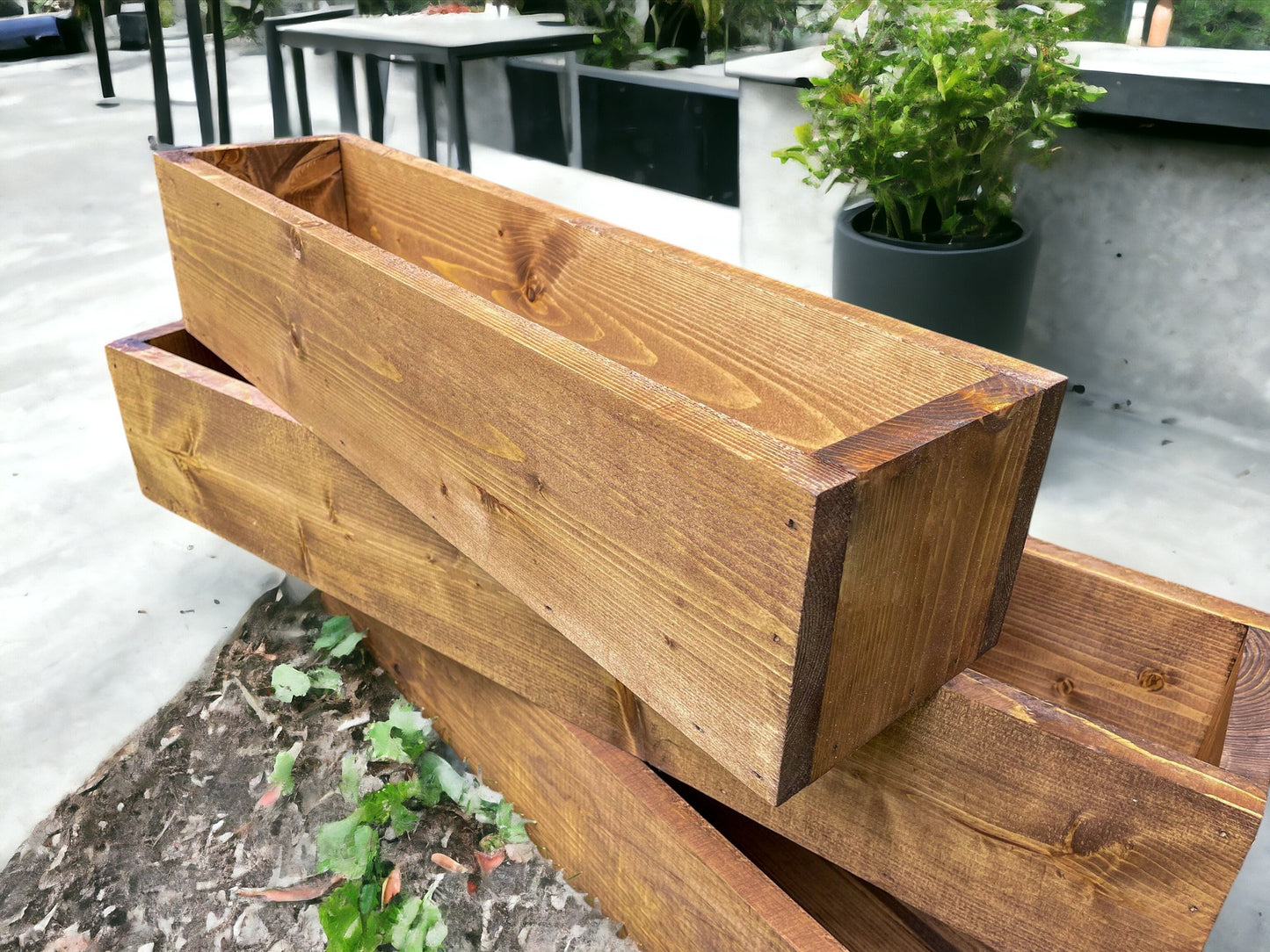 Wood Planter Box - Indoor/Outdoor