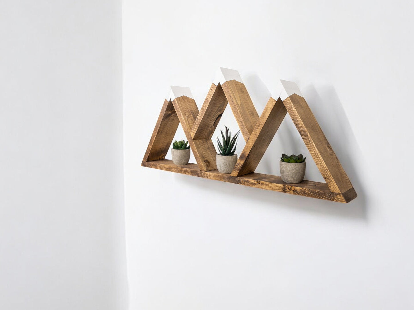 3-Peak Mountain Shelf - 27" x 13"