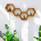 Hexagon Wall Shelves Set - 5.5'' Depth