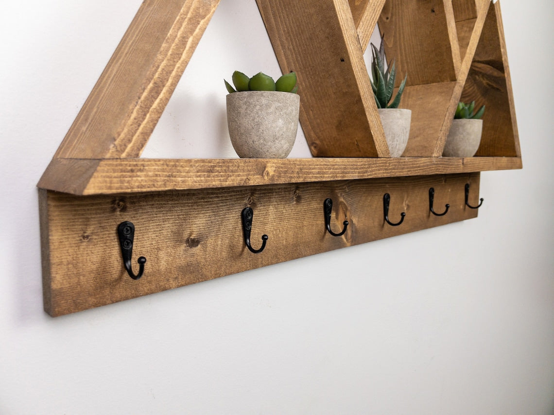 Mountain shelf with hooks new arrivals