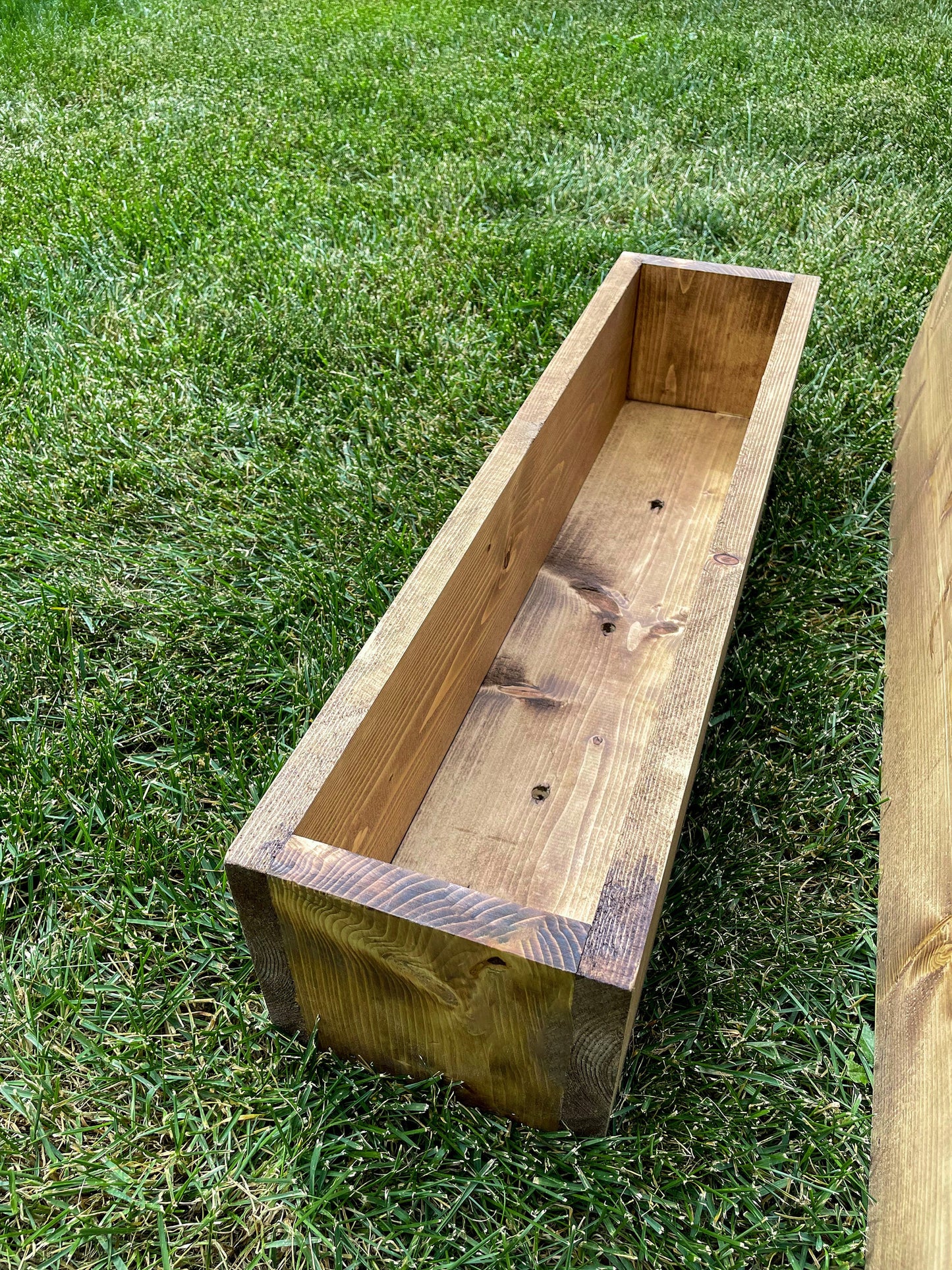 Wood Planter Box - Indoor/Outdoor - Great for Flowers, Succulents, Herbs